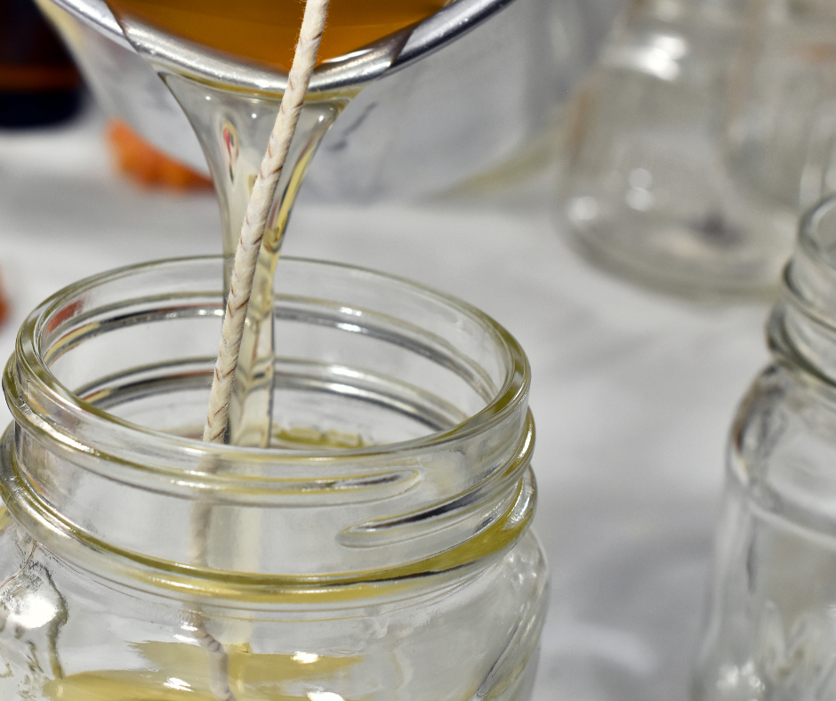 custom soy candle, pick your own scents to mix together