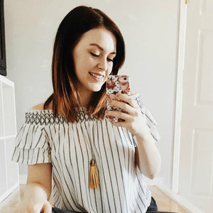 Essential Oil Jewelry - Tassel Necklace - Redemption Candle Company