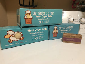 Wool Dryer Balls w/Essential Oil - Redemption Candle Company