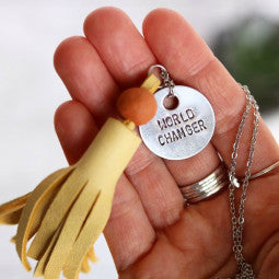 Essential Oil Jewelry - Tassel Necklace - Redemption Candle Company