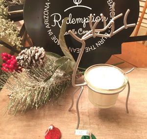 Reindeer Votive Candle - Redemption Candle Company